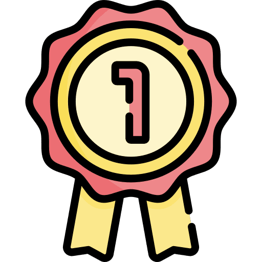 Badge sports and competition winner badge icon