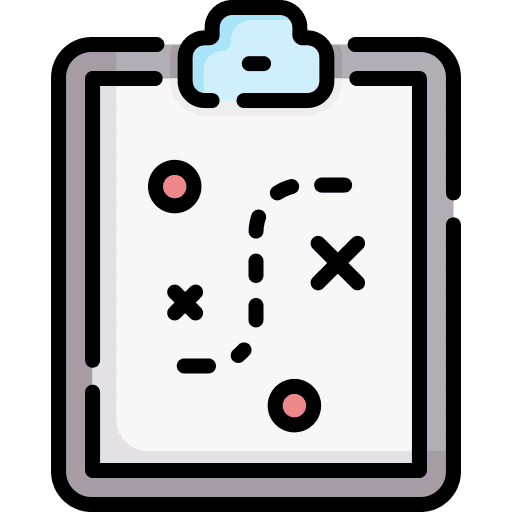 Strategy strategy document tactics icon