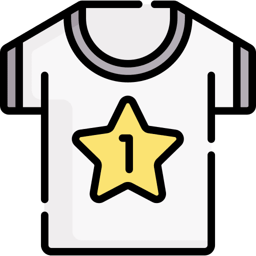 Tshirt winner tshirt champion icon