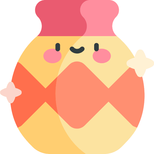 Pot art and design cultures art icon