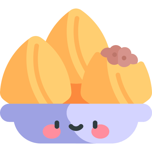 Samosa samosa gastronomy nutrition icon