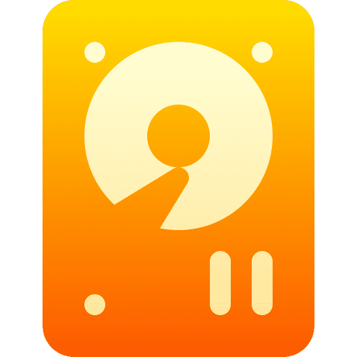 Harddisk backup hdd hard disk drive icon