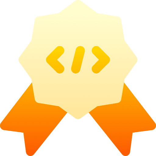 Software badge content software icon