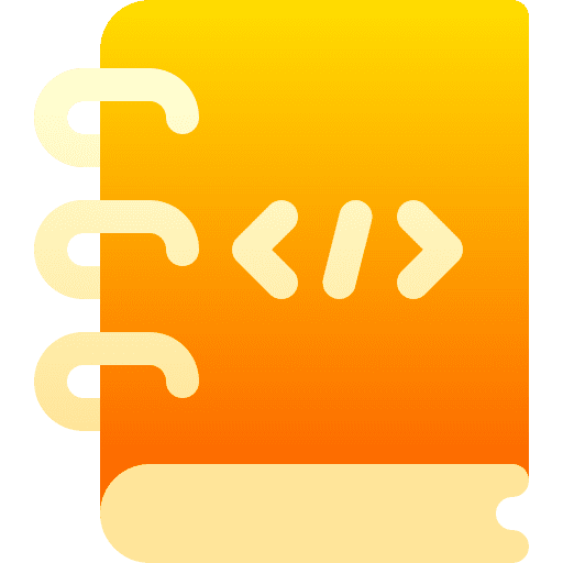 Book book study coding icon