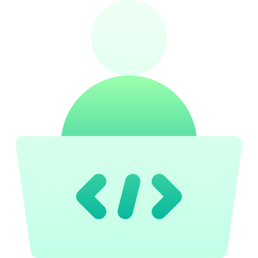 Web development seo and web software development coding icon