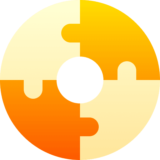 Puzzle piece creativity jigsaw icon