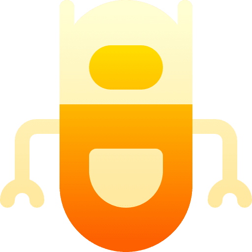 Robot electronics metal technology icon