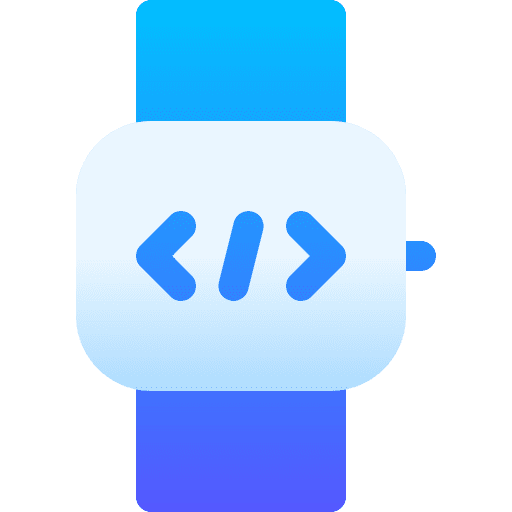 Smartwatch technology software development smartwatch icon