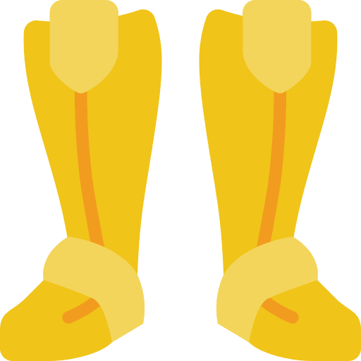 Boots armour boots feet icon