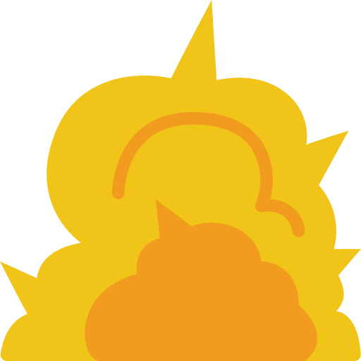 Explosion gaming explosion magic icon