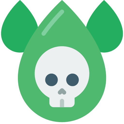 Poison droplets death poison icon