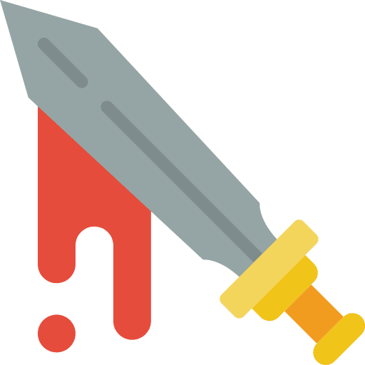 Sword gaming sword slice icon