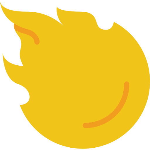 Fire magic fantasy gaming icon