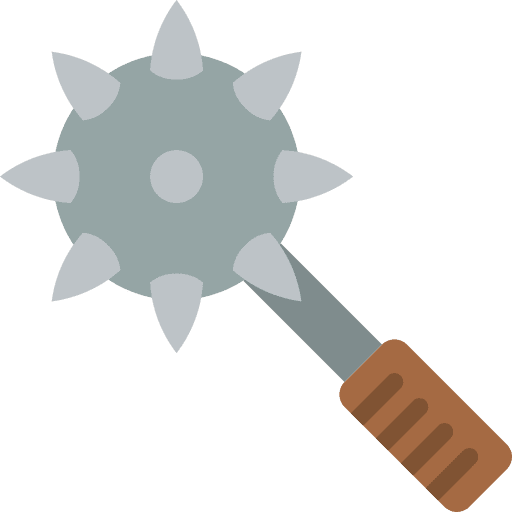 Mace equipment weapon gaming icon