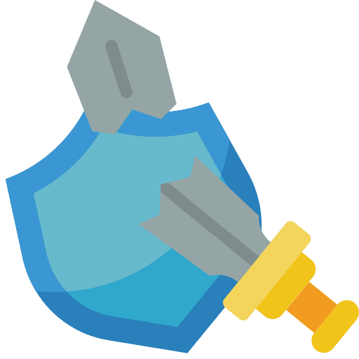 Shield block shield gaming icon