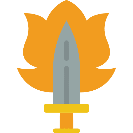 Sword power sword flame icon