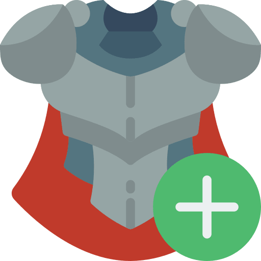 Armor gaming protection battle icon