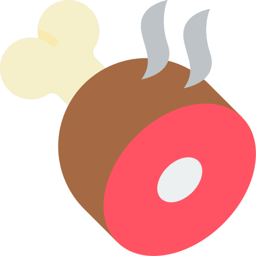 Meat gaming meat cook icon