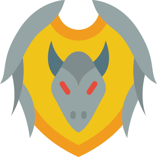 Shield block dragon protection icon