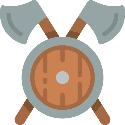 Shield gaming battle fight icon