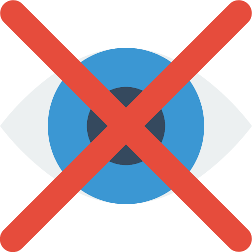 Eye cross eye gaming icon