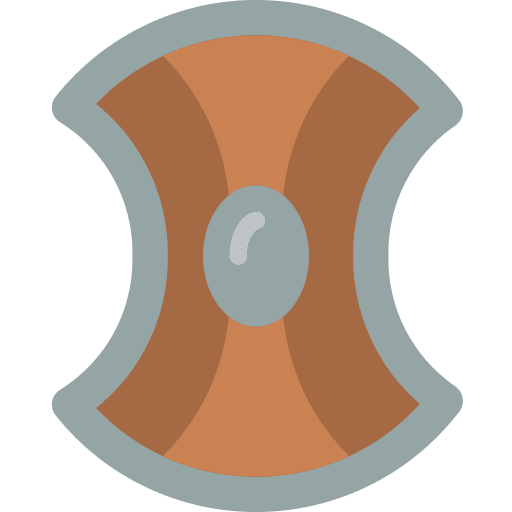 Shield gaming shield protection icon