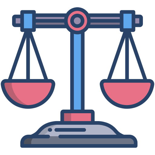 Scale miscellaneous judge justice icon