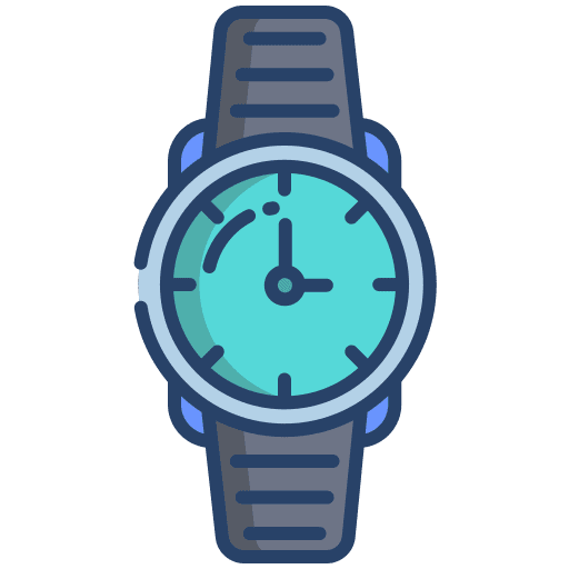 Watch accessory electronics time icon