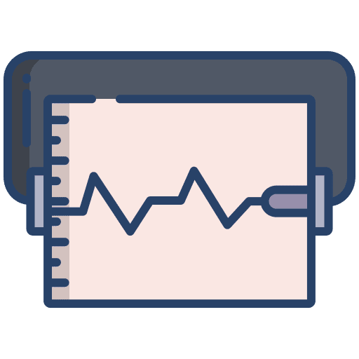 Seismometer earthquake construction and tools statistics icon