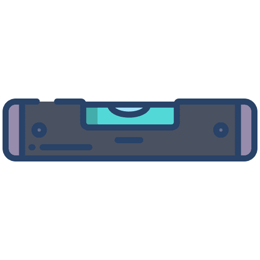 Spirit level instrument spirit level improvement icon