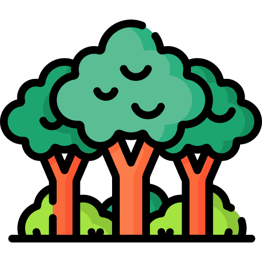 Wood forest wood tree icon