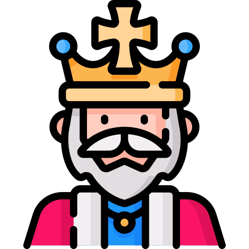 King costume avatar people icon
