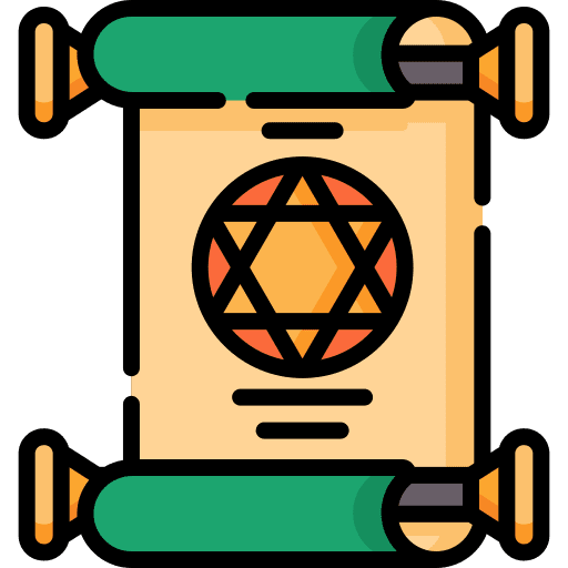 Scroll scroll parchment halloween icon