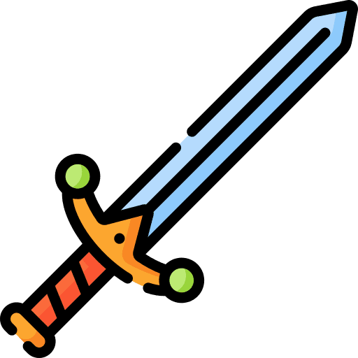 Sword cut blade sword icon