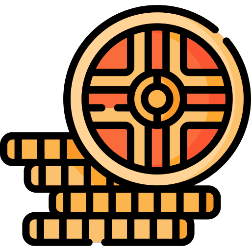 Coins currency cash coins icon