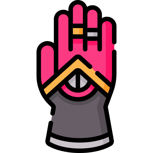 Gloves clothes warrior accessory icon