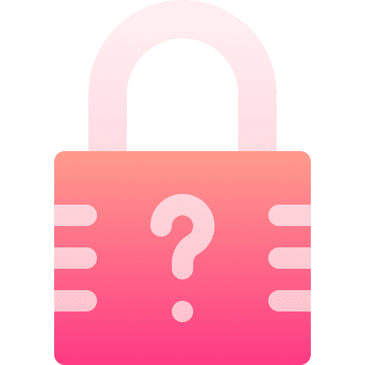 Padlock private lock forgot password icon