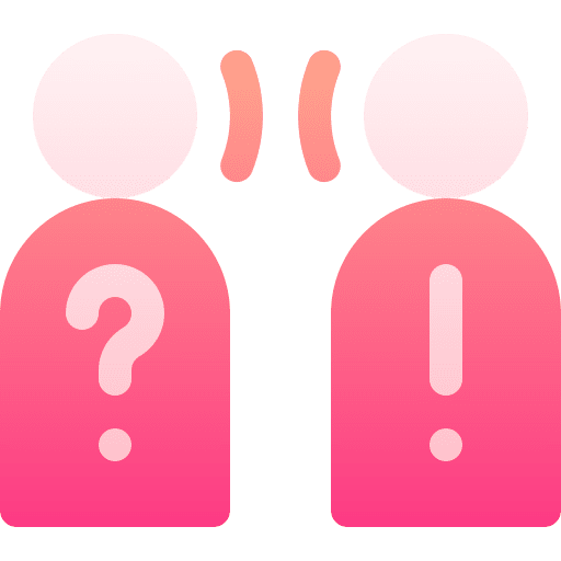 Question message answer chat icon