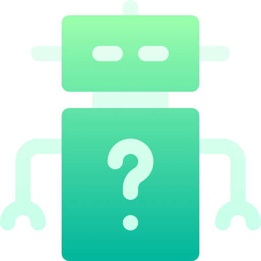 Chatbot communications customer service question icon