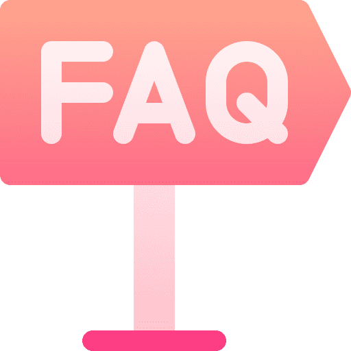 Faq directional sign help faq icon