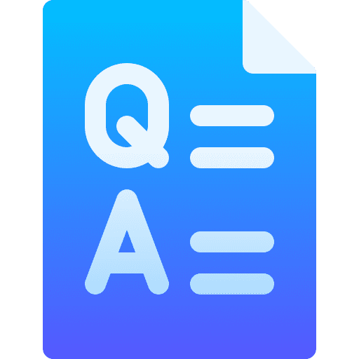 Faq faq document rate icon