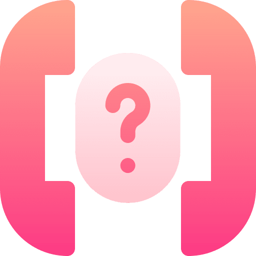 Question communications request phone icon