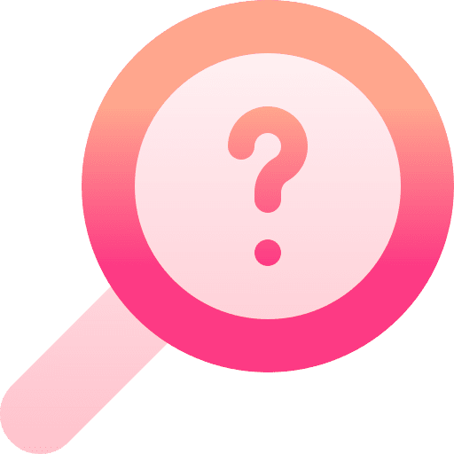Search question find loupe icon