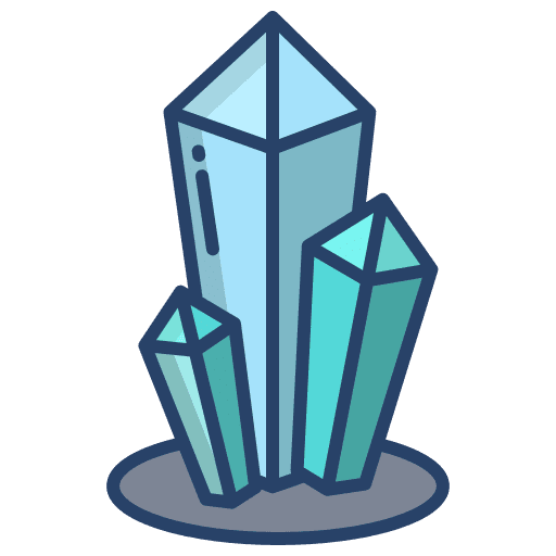 Crystal precious stone stone brilliant icon