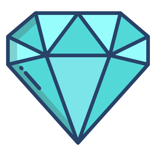 Diamond nature diamond jewel icon