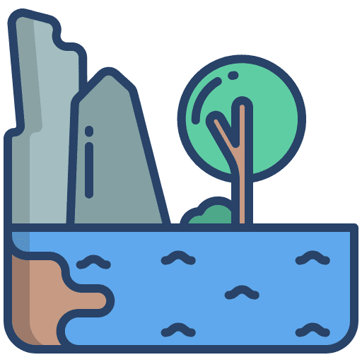 Landscape landscape scenery mountain icon