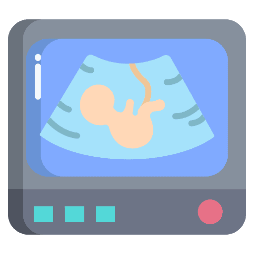 Scan scan healthcare and medical baby icon