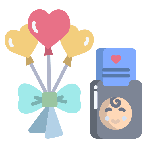 Invitation invitation motherhood birth icon