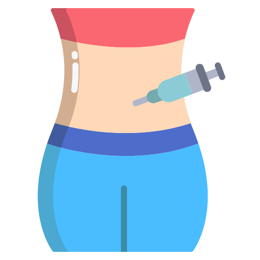 Ivf healthcare and medical ivf syringe icon