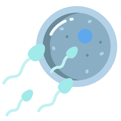 Sperm egg fertility sex icon